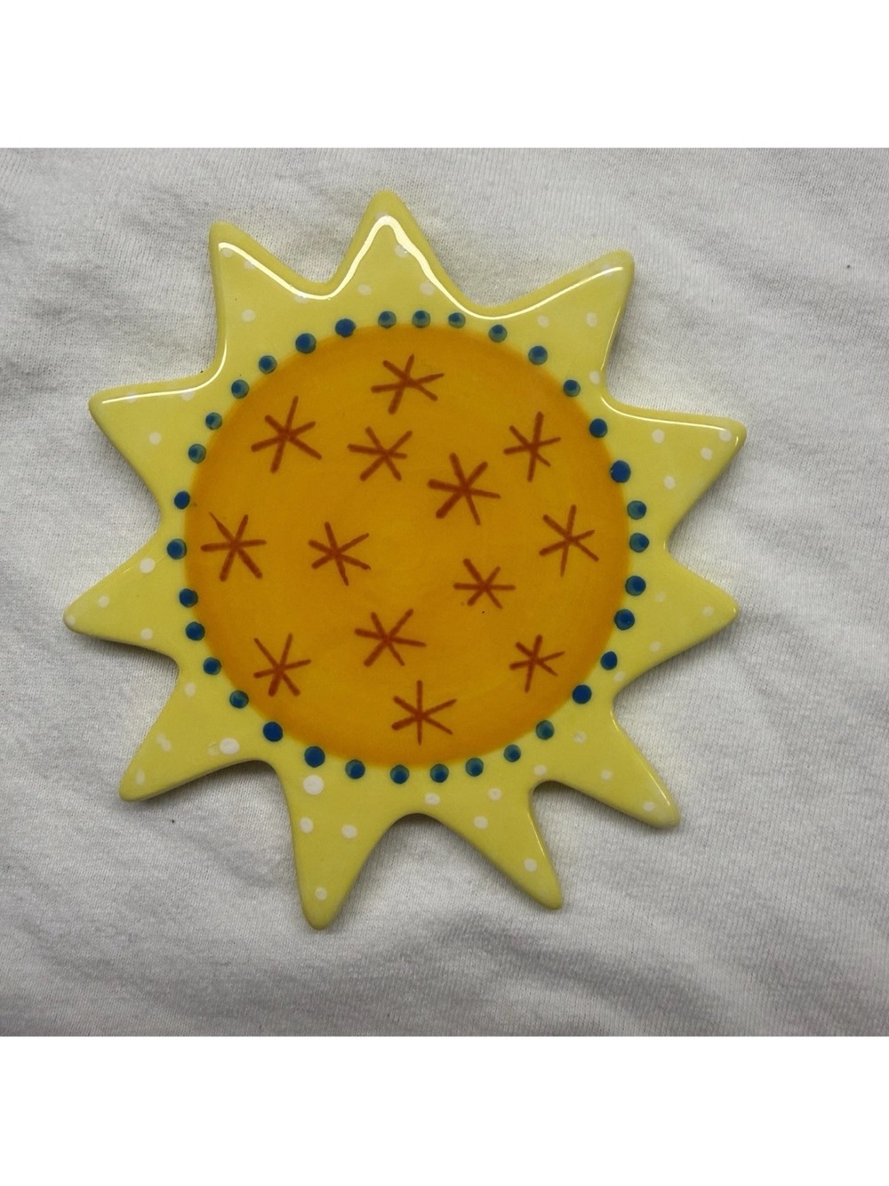 Coton colors happy everything mini attachment Bright Yellow Sun Ceramic